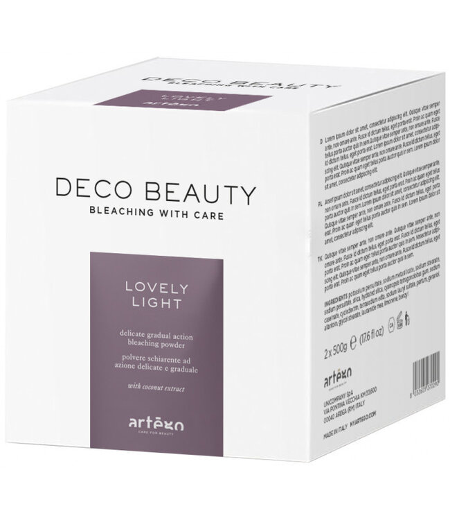 ARTEGO Deco Lovely Light  Ontkleuringspoeder, 1KG