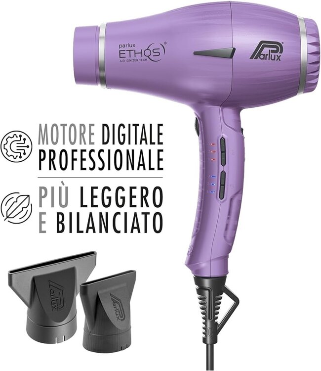 PARLUX ETHOS Professional Digital Hair Dryer Lilla