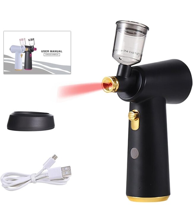 SAMLUX Airbursh Gun  BLACK / GOLD