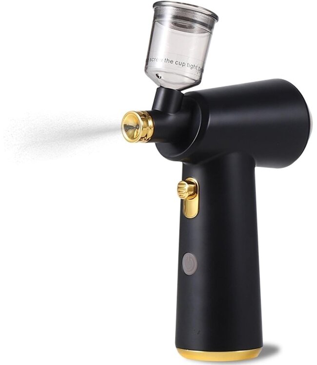 SAMLUX Airbrush Gun  BLACK + Inkt Black 60ml
