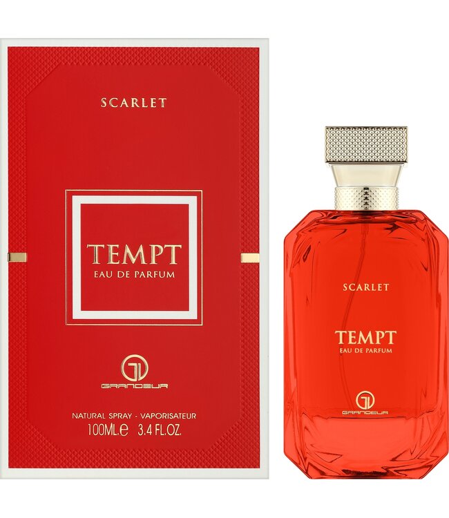 GRANDEUR Eau De Perfume TEMPT SCARLET -  100ml