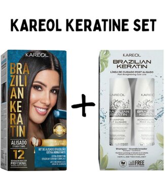 KAREOL Hydrating Keratin treatment 150ml + Shampoo & Conditioner 300ml