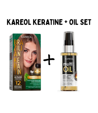 KAREOL DUO SET - Repairing Keratin Treatment  150ml  +  Oil 60ml