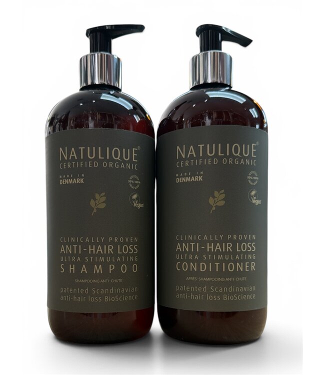 NATULIQUE DUO PACK - Anti Hair Loss Shampoo + Conditioner 2 x 500ml
