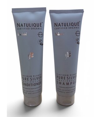 NATULIQUE DUO PACK Pure Silver Shampoo + Conditioner 2 x 150ml