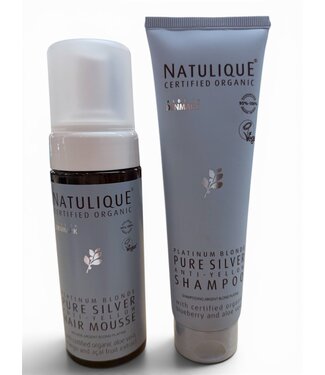 NATULIQUE DUO PACK Pure Silver Shampoo + Mousse -  2 x 150ml