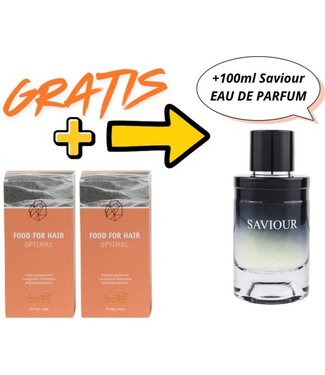 BA'SIL FOOD FOR HAIR - duopack + Eau De Toilette 100ml Saviour