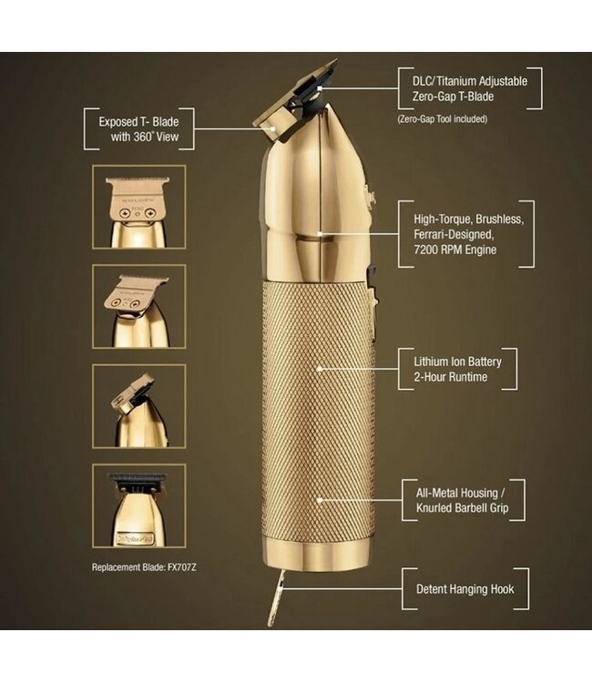 BABYLISS PRO Tondeuse squelette, FX7870GE
