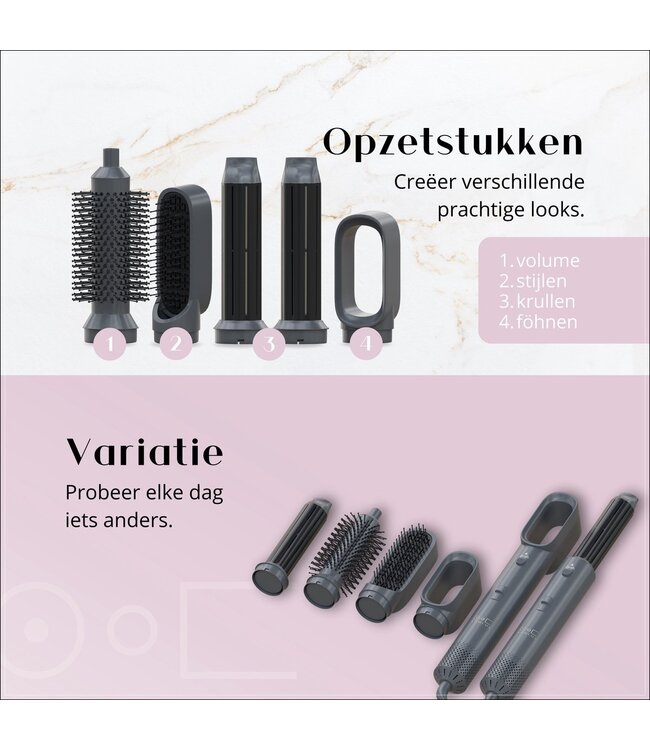 SAMLUX 5 In 1 Multistyler Deluxe Edition + Free Glove