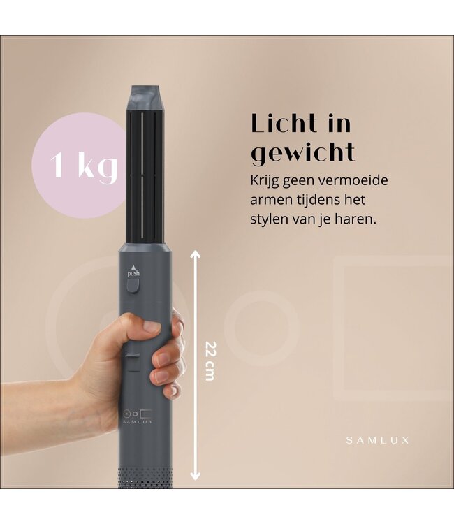 SAMLUX 5 In 1 Multistyler Deluxe Edition + Gant gratuit
