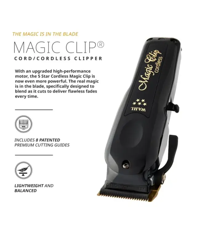 WAHL Magic Clip Cordless Black Edition