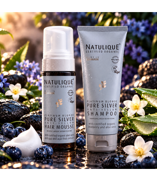 NATULIQUE DUO PACK Pure Silver Shampoo + Mousse -  2 x 150ml