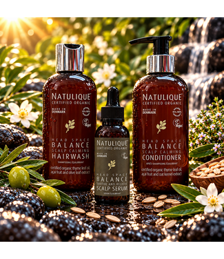 NATULIQUE TRIPLE PACK - Colour Shield Hairwash + Treatment +  Heat And Sun Protector 2 x 250ml + 200ml