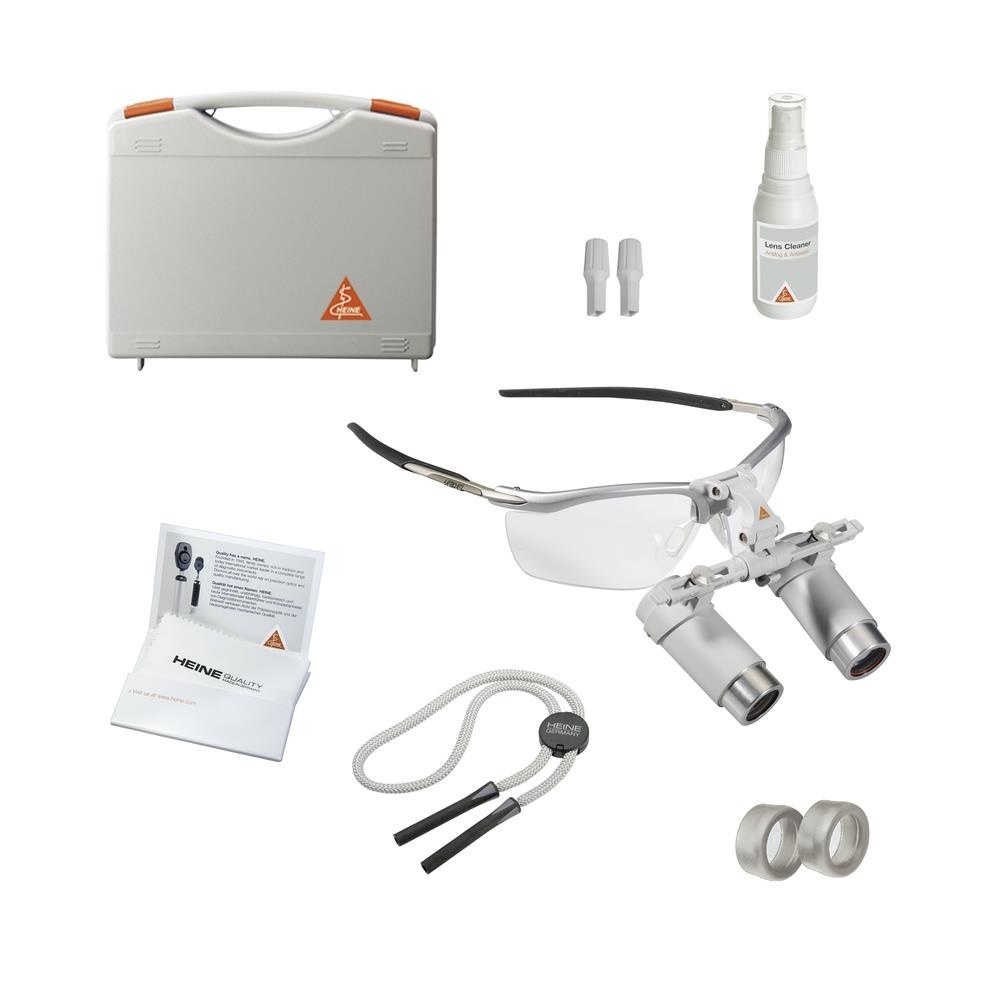 Heine High Resolution Prismatic (HRP) Binoculaire Loep 6x/340 met bril– Ultieme precisie en helderheid