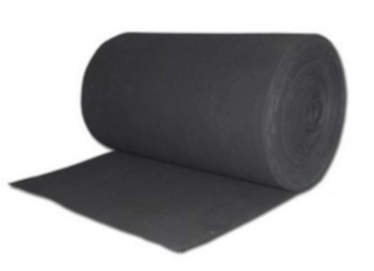 WTW Filterdoek G3 - zwart - 1000 x 2000 x 5mm. WTW Filterdoek G3 - zwart - 1000 x 2000 x 5mm.