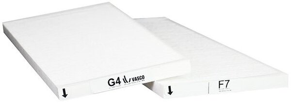 Vasco Filtershop VascoTX350 / T500 - Pollenfilterset G4/F7 Vasco Filtershop VascoTX350 / T500 - Pollenfilterset G4/F7