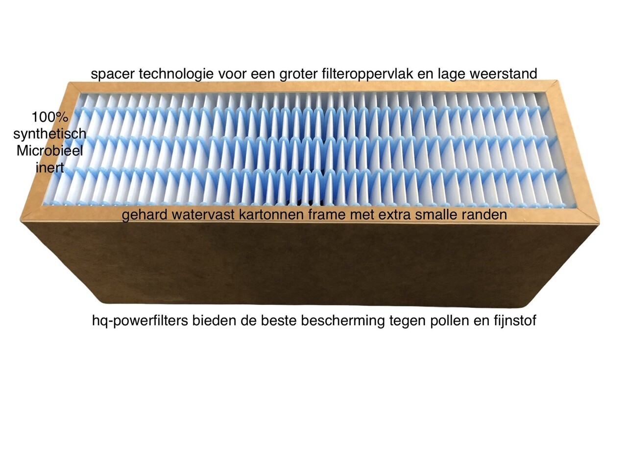 hq-filters Nilan pollenfilter VP 18 - F7 - 260x300x25 mm. hq-filters Nilan pollenfilter VP 18 - F7 - 260x300x25 mm.