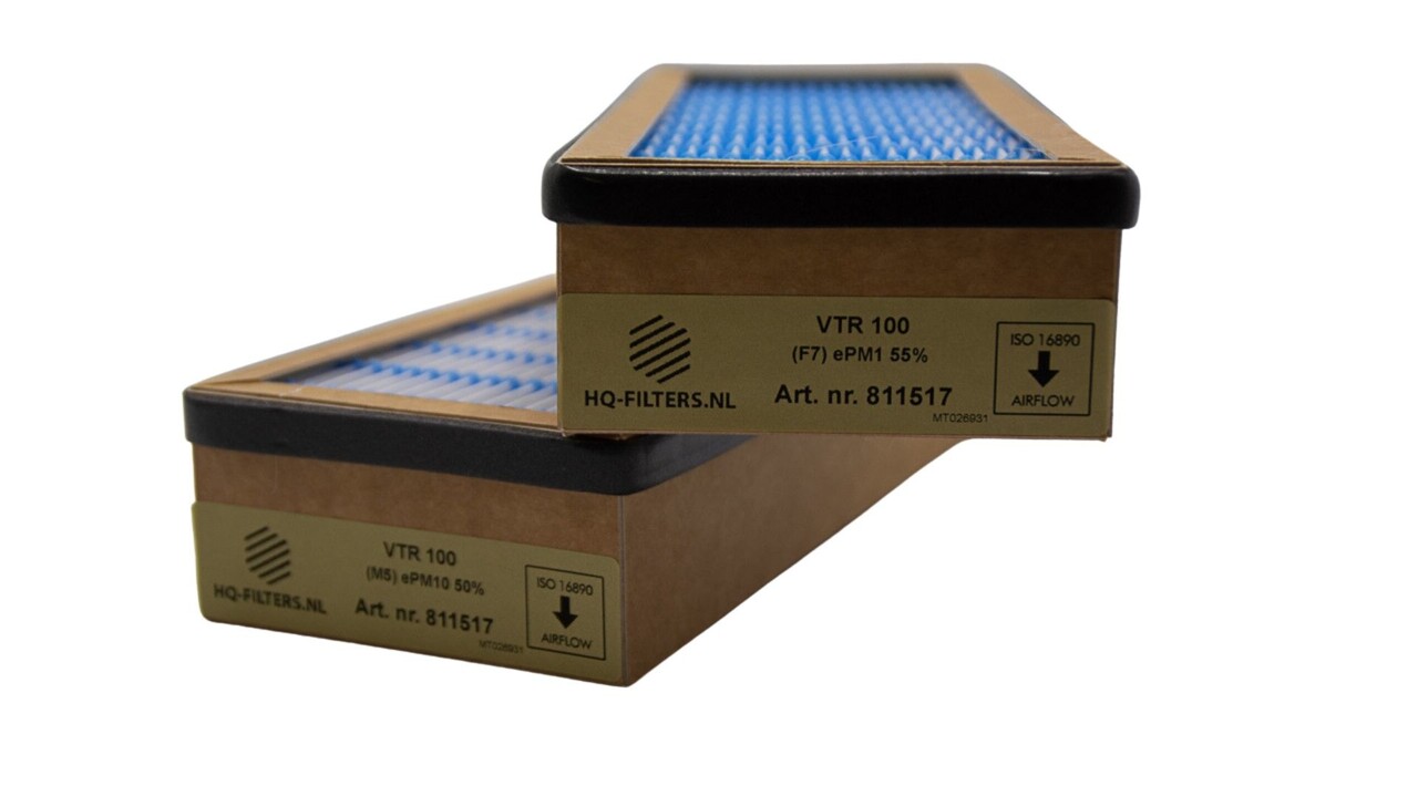 hq-filters Systemair  PF VTR 100   filter set  F7 + F7 hq-filters Systemair  PF VTR 100   filter set  F7 + F7