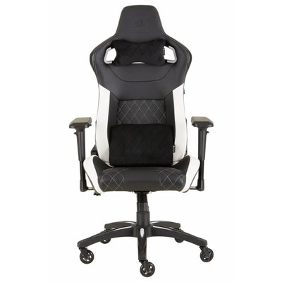 PC Corsair T1 RACE (2018) - Gaming Chair, High Back Desk and Office Chair, Black / White
