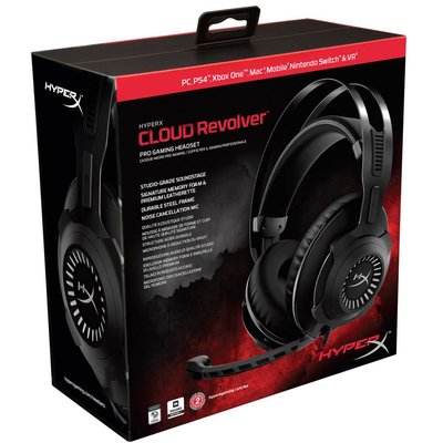 PC HyperX Cloud Revolver - Pro Gaming Headset - Gun Metal ( / Mac / PS4 / Xbox One / Switch / Mobile)