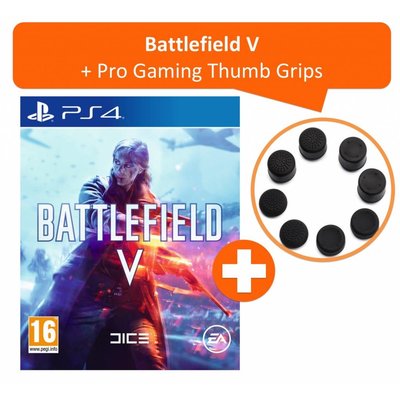 PS4 Battlefield V + Pro Gaming Thumb Grips