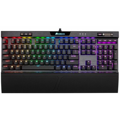 PC Corsair K70 RGB MK.2 Low Profile RapidFire - Mechanical Gaming Keyboard - BE Azerty - Backlit RGB LED - Cherry MX Low Profile Speed