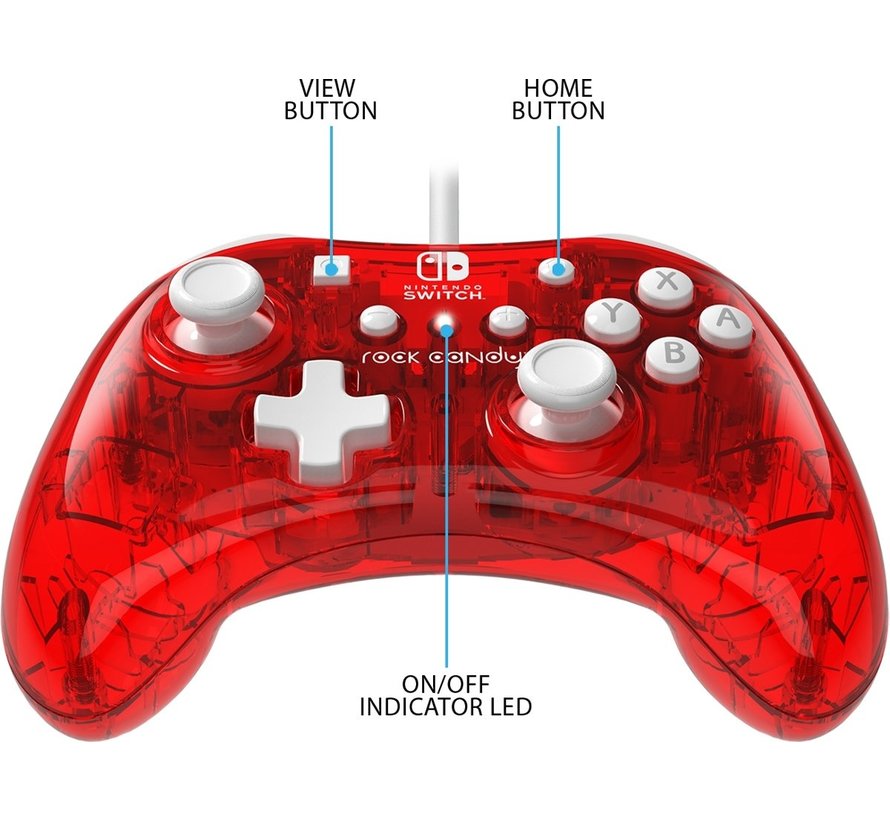 Rock Candy Mini Switch Controller - Stormin Cherry