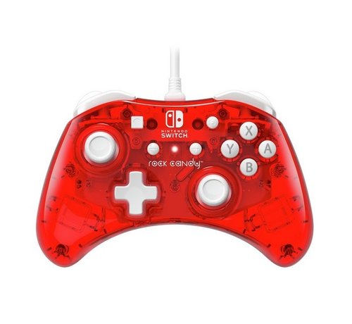 PDP Rock Candy Mini Switch Controller - Stormin Cherry
