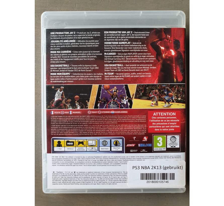 PlayStation 3 - NBA 2K13