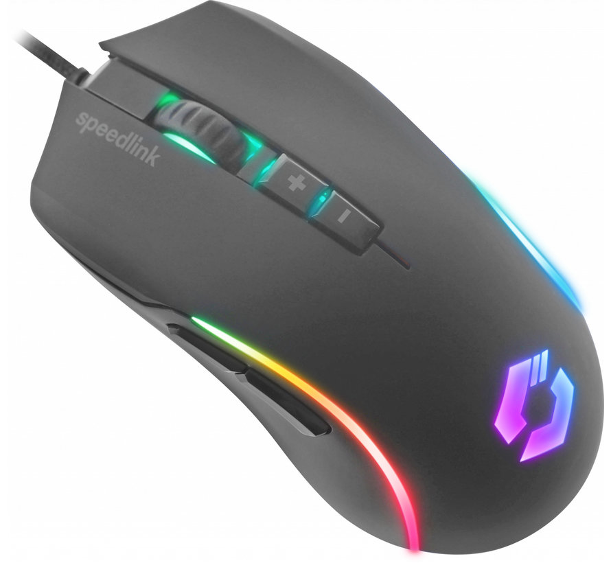 ZAVOS Gaming Mouse - Rubber Black