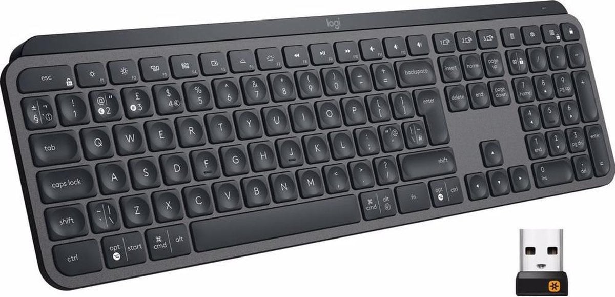 Wennen aan moersleutel vork Logitech MX Keys - Draadloos toetsenbord - Game Toetsenborden -  Computer-Bestel.nl