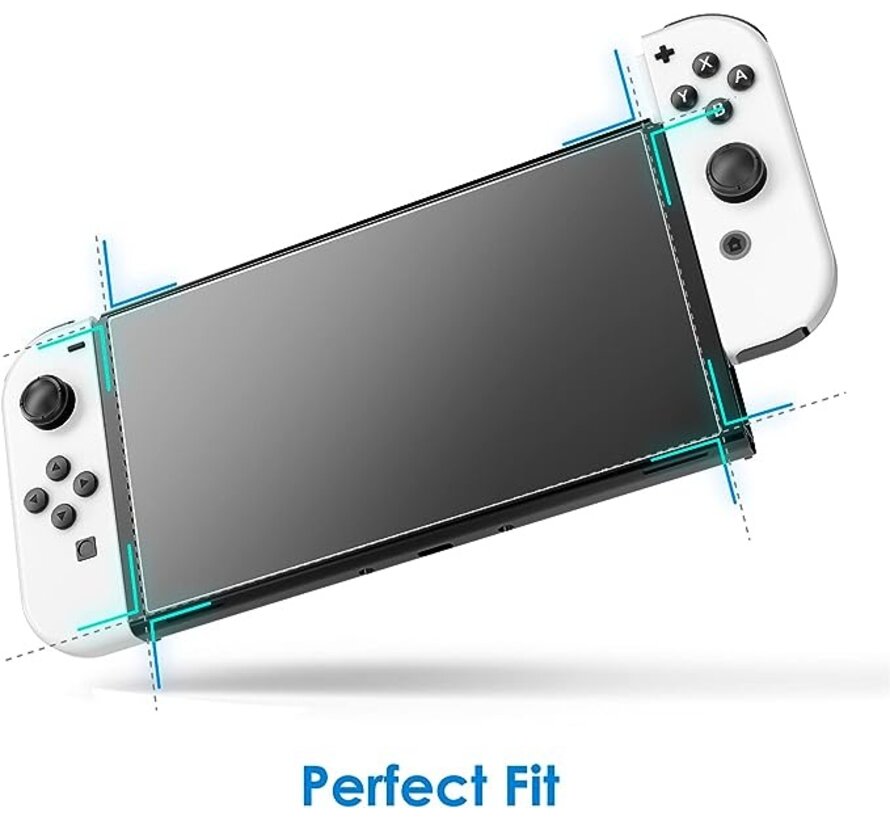 JETech Schermbeschermer Nintendo Switch (OLED Model) 2 stuks