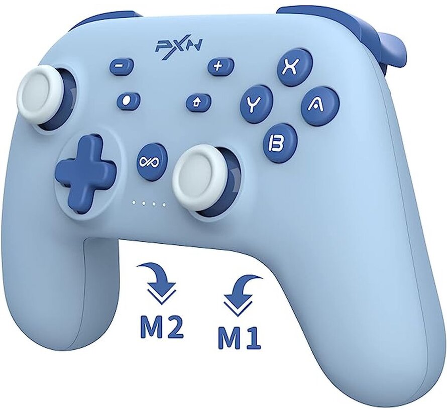 PXN P50 - Controller Switch Nintendo - Draadloos - PC en iOS16 - Draadloze Controller - Blauw