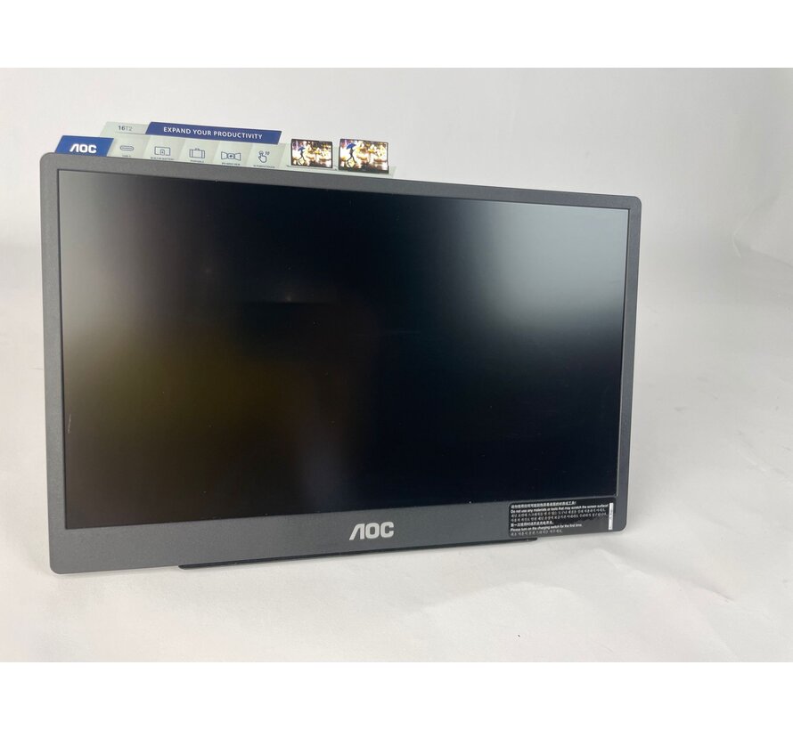 16T2 Portable Monitor Zwart