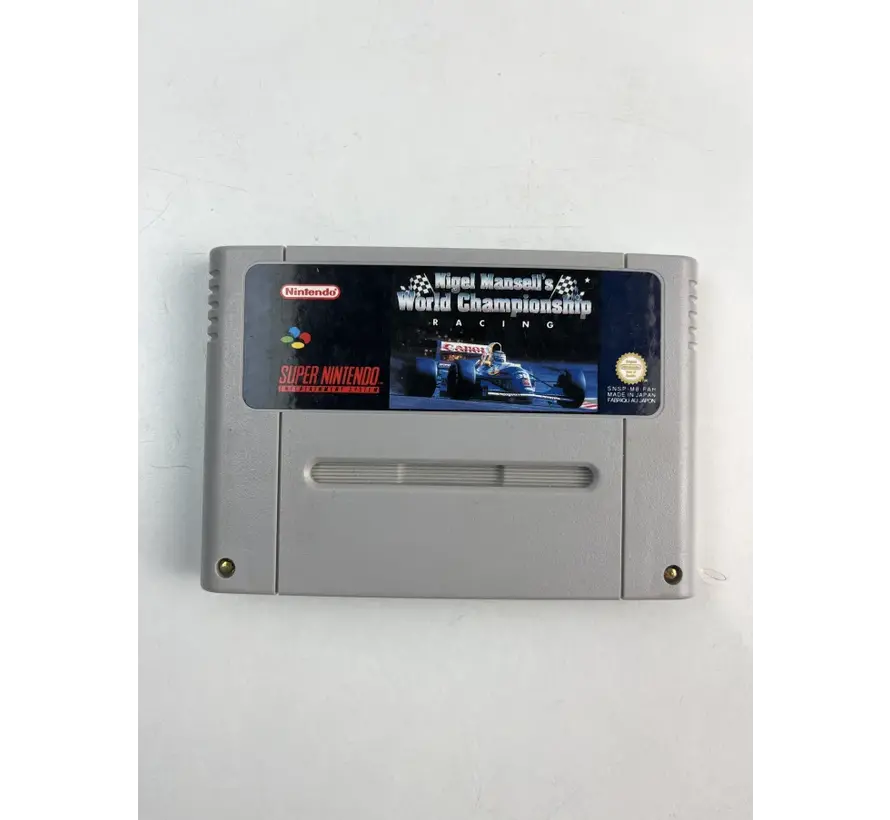 SNES - Nigel Mansell's World Championship Racing