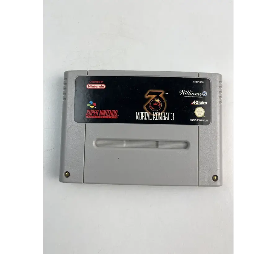 SNES - Mortal Kombat 3