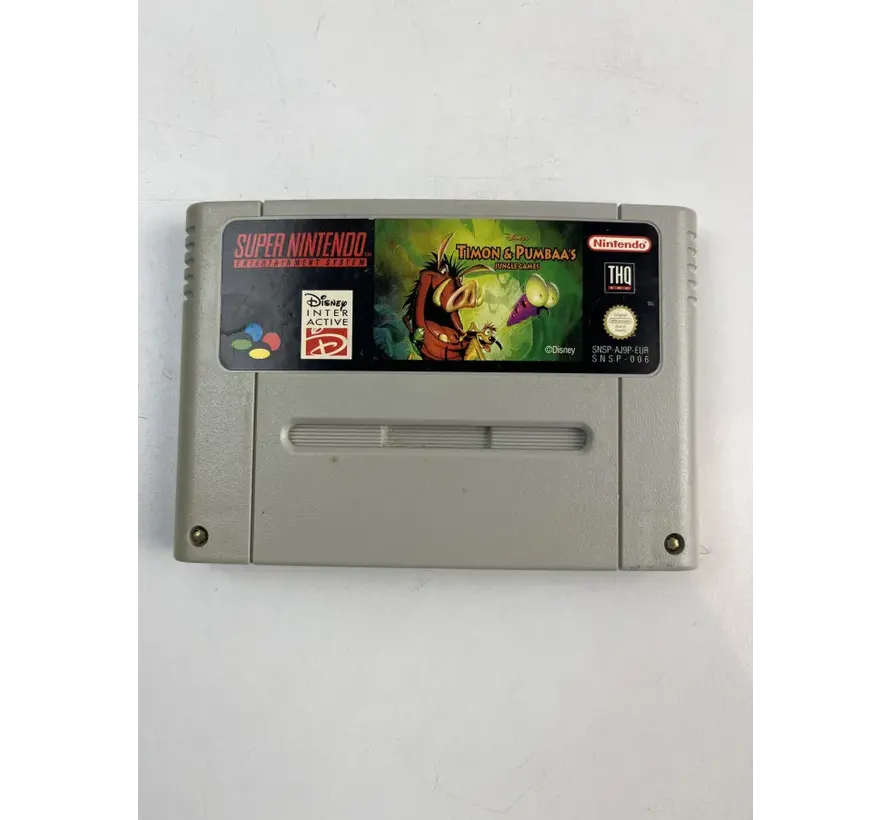 SNES - Timon & pumbaa's Jungle Games