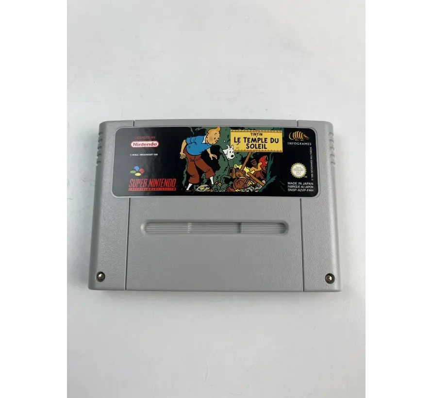 SNES - TinTin: Le Temple du Soleil