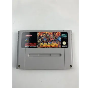 Nintendo SNES - Total Carnage Pal Version