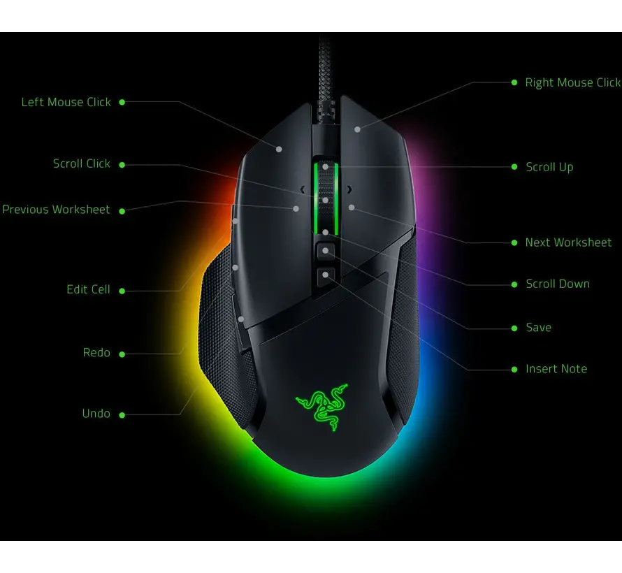 Basilisk V3 Gaming Muis
