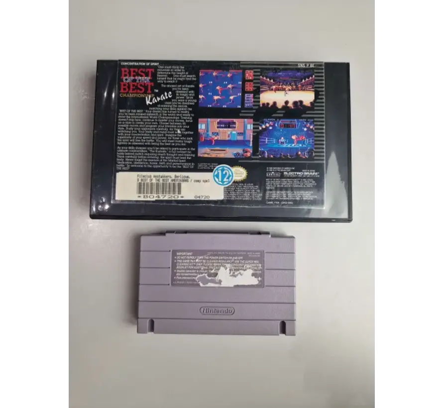 SNES - Best Of The Best Championship Karate - USA - Plastic Boxed