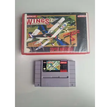 Namco SNES - Wings 2 Aces High - USA - Plastic Boxed