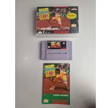 Mindscape SNES - Amazing Tennis (USA) (Plastic Box)