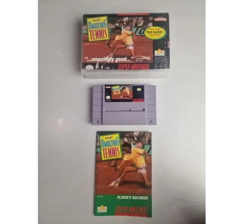 Absolute Entertainment SNES - David Crane's Amazing Tennis - USA - Plastic Boxed