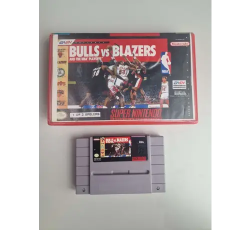 Electronic Arts SNES - Bulls Vs Blazers and the NBA Playoffs - USA - Plastic Boxed