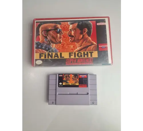 Capcom SNES - Final Fight - USA - Plastic Boxed