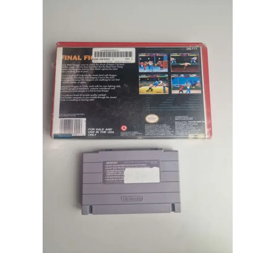 SNES - Final Fight - USA - Plastic Boxed