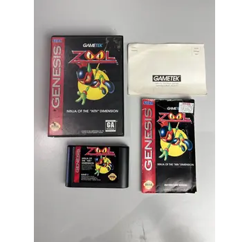 SEGA - Zool: Ninja of the "Nth" Dimension (Boxed CIB)