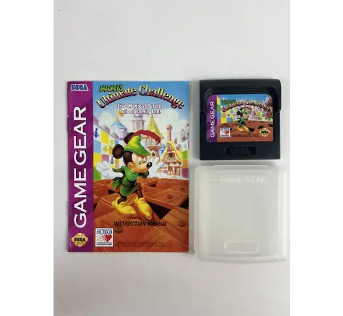 Sega SEGA Game Gear - Mickey's Ultimate Challenge
