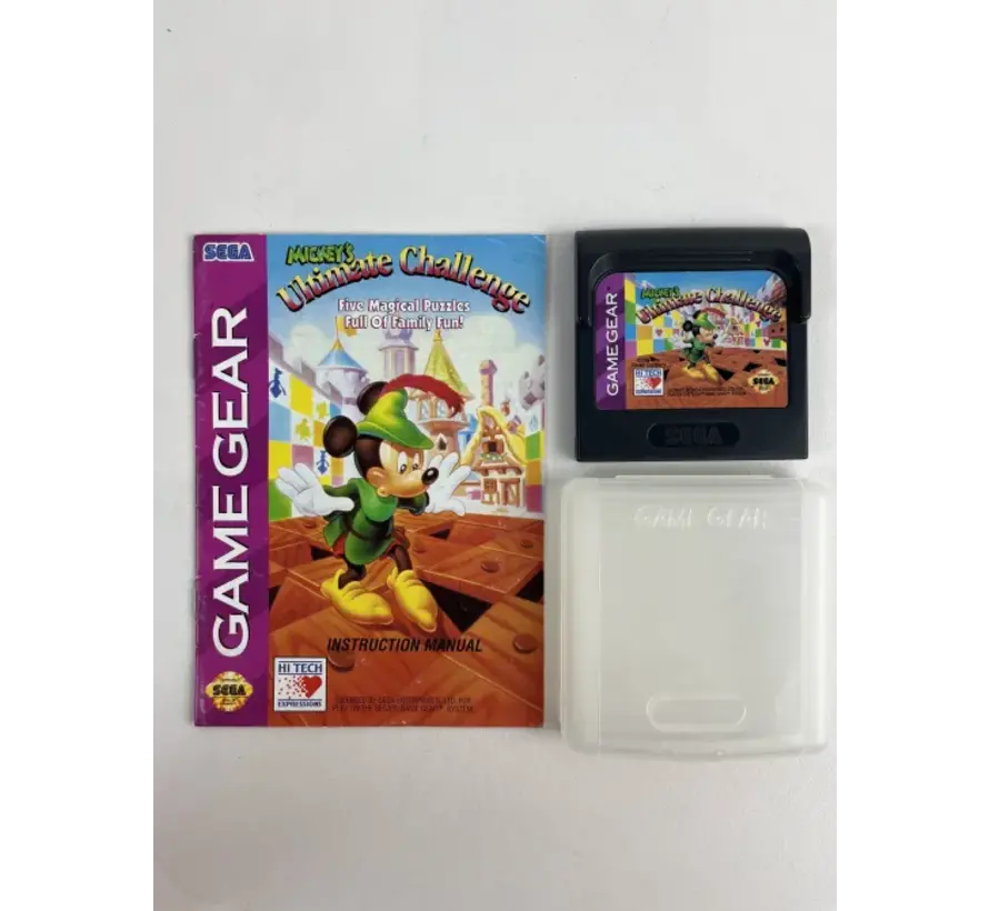 SEGA Game Gear - Mickey's Ultimate Challenge